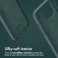 Accezz 2-in-1 Leather Bookcase with MagSafe Apple iPhone 15 Pro - Cedar Green