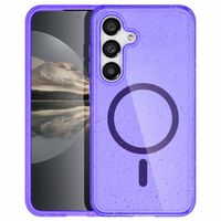 imoshion Sparkle Backcover met MagSafe Samsung Galaxy S25 - Glitter Paars