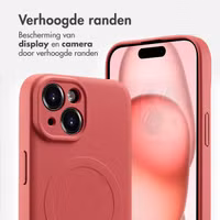 imoshion Color Backcover met MagSafe Apple iPhone 15 - Dusty Rose