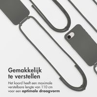 imoshion Color Backcover met afneembaar koord MagSafe Apple iPhone 16e - Black Coffee