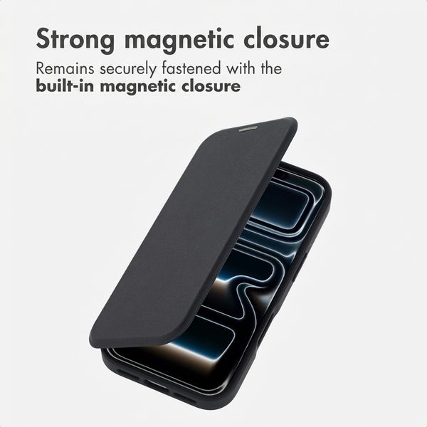 imoshion Transparent Bookcase with MagSafe Apple iPhone 17 Pro - Black