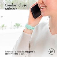 imoshion Siliconen Sport bandje  - Universeel 22 mm aansluiting - Mintgroen