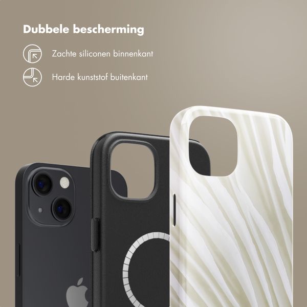 Selencia Vivid Backcover met MagSafe Apple iPhone 13 - Nature Light Brown