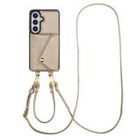 Selencia Sera Phone Case with Cord and Envelope Card Holder Samsung Galaxy S26 - Champagne