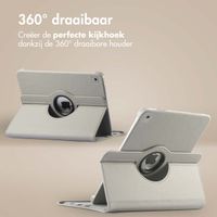 imoshion 360° draaibare Bookcase Apple iPad 9 (2021) 10.2 inch / iPad 8 (2020) 10.2 inch / iPad 7 (2019) 10.2 inch - Grijs