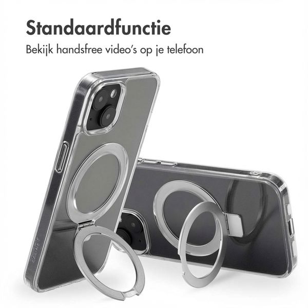 Accezz Ring Stand Backcover met MagSafe Apple iPhone 14 - Transparant