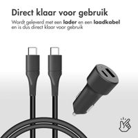 Accezz Telefoonhouder auto iPhone 13 - Draadloze oplader - Dashboard en voorruit - Zwart