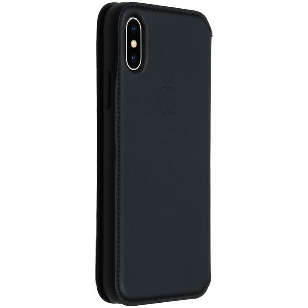 Apple Leather Folio Bookcase iPhone X / Xs - Black