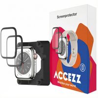 Accezz 2x Screenprotector met applicator Apple Watch Series 7-9 - 45 mm