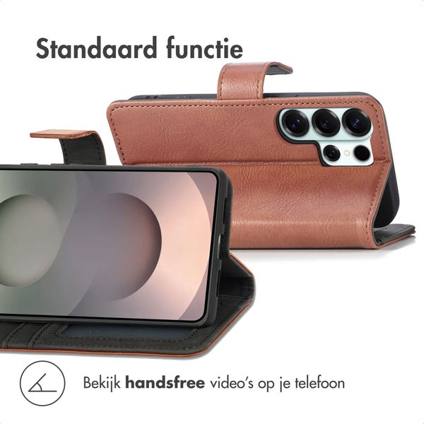 imoshion Luxe Bookcase Samsung Galaxy S26 Ultra - Bruin