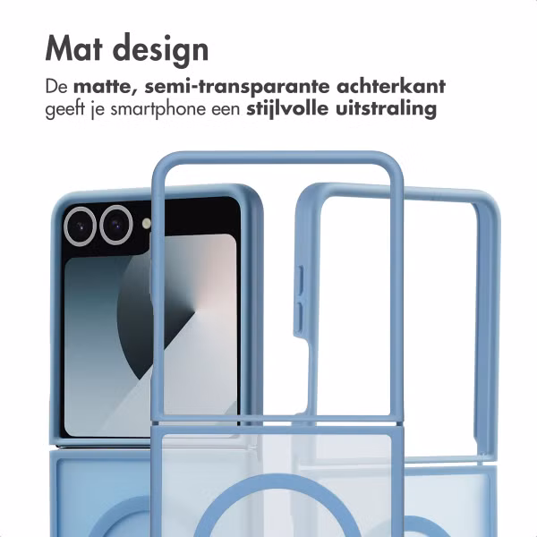 imoshion Color Guard Backcover met MagSafe Samsung Galaxy Z Flip 7 - Lichtblauw