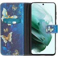 imoshion Design Softcase Bookcase Samsung Galaxy S21 FE - Vlinders