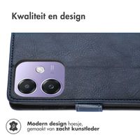 imoshion Luxe Bookcase Oppo A40 (4G) / Oppo A40M (4G) / Oppo A60 (5G) - Donkerblauw