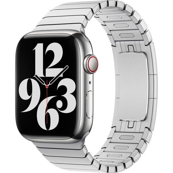 Apple Steel Link Band Apple Watch Series 1-9 / SE - 38/40/41 mm / Series 10 - 42 mm - Zilver