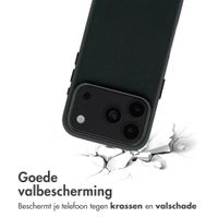 Accezz MagSafe Leather Backcover Apple iPhone 18 Pro Max / 17 Pro Max - Onyx Black