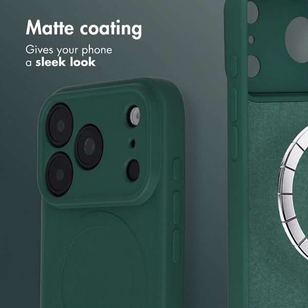 imoshion Colour Back Cover with MagSafe Apple iPhone 18 Pro / 17 Pro - Dark Green