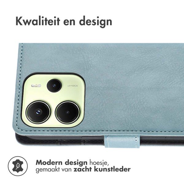 imoshion Luxe Bookcase Xiaomi Redmi Note 14 (4G) - Lichtblauw