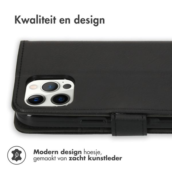 imoshion Luxe Bookcase Apple iPhone 12 Pro Max - Zwart