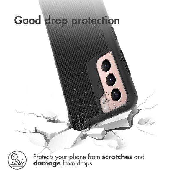 imoshion Rugged Hybrid Case Samsung Galaxy S21 - Zwart