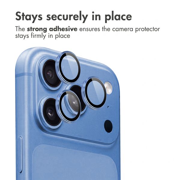 imoshion Camera Protector Glass 2-pack Apple iPhone 18 Pro (Max) - Light Blue