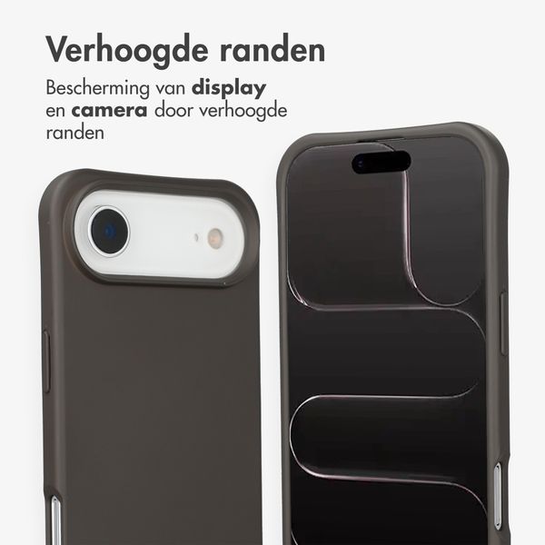 imoshion Color Backcover met afneembaar koord met MagSafe Apple iPhone Air - Black Coffee