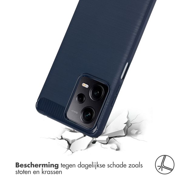 imoshion Brushed Backcover Xiaomi Redmi Note 12 Pro / Xiaomi Poco X5 - Donkerblauw