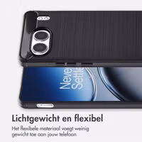 imoshion Brushed Backcover OnePlus Nord 4 - Zwart