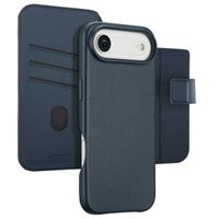 Accezz Leather Bookcase 2-in-1 met MagSafe Apple iPhone Air - Nightfall Blue