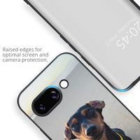 Ontwerp je eigen gel hoesje Google Pixel 9a - Zwart