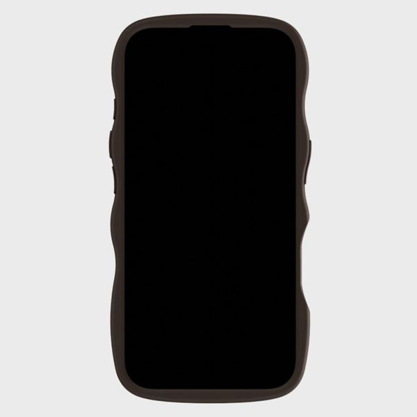 Holdit Wavy Case Apple iPhone 16 - Chocolate