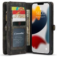 CaseMe Luxe Lederen 2 in 1 Portemonnee Bookcase iPhone 13 Pro Max