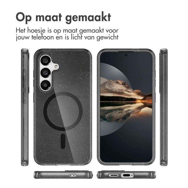 imoshion Sparkle Backcover met MagSafe Samsung Galaxy S25 Plus - Zwart