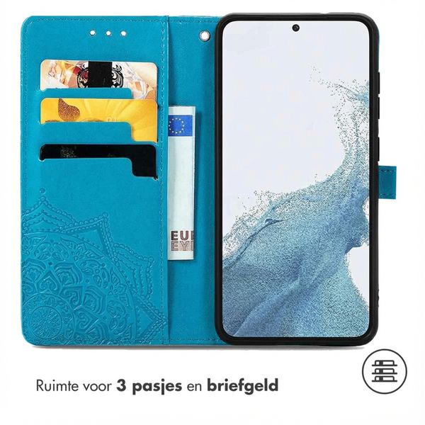 imoshion Mandala Bookcase Samsung Galaxy S23 - Turquoise