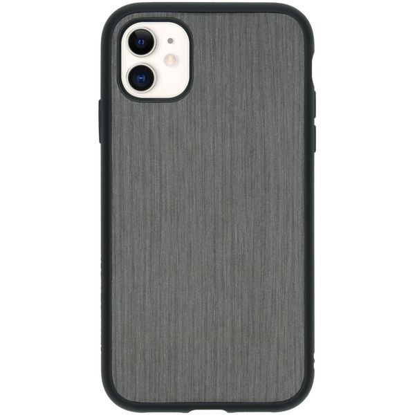 RhinoShield SolidSuit Backcover iPhone 11 - Brushed Steel