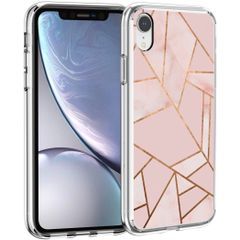 imoshion Design hoesje iPhone Xr - Grafisch Koper / Roze