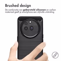 imoshion Brushed Backcover Nothing Phone (3a) Pro - Zwart