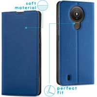 imoshion Slim Folio Bookcase Nokia 1.4 - Donkerblauw