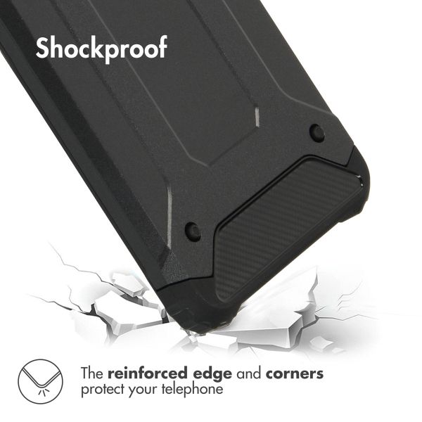 Accezz Rugged Xtreme Backcover iPhone 13 - Zwart