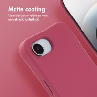 imoshion Color Backcover met afneembaar koord MagSafe Apple iPhone 16e - Red Raspberry