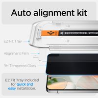 Spigen GLAStR Privacy EZ Fit Screenprotector + Applicator Google Pixel 9 / 9 Pro / 10 / 10 Pro