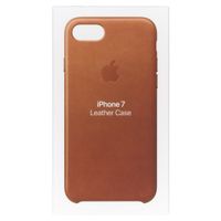 Apple Leather Backcover Apple iPhone SE (2022 / 2020) / 8 / 7 - Saddle Brown