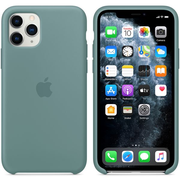 Apple Silicone Backcover Apple iPhone 11 Pro - Cactus