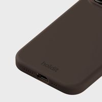 Holdit Silicone Case iPhone 15 Pro - Chocolate