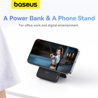 Baseus MagPro | 5.000 mAh powerbank - 20 watt - Zwart