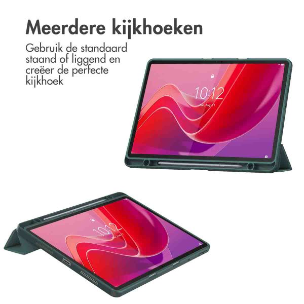imoshion Trifold Hardcase Bookcase Lenovo Tab M11 - Groen