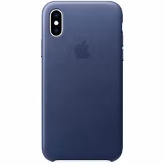 Apple Leather Backcover Apple iPhone Xs Max - Midnight Blue