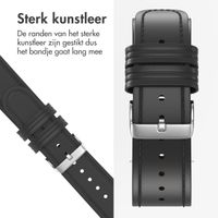 imoshion Modern leren bandje - Universeel 22 mm aansluiting - Zwart