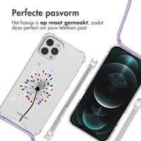 imoshion Design hoesje met koord Apple iPhone 12 (Pro) - Sandstone Dandelion