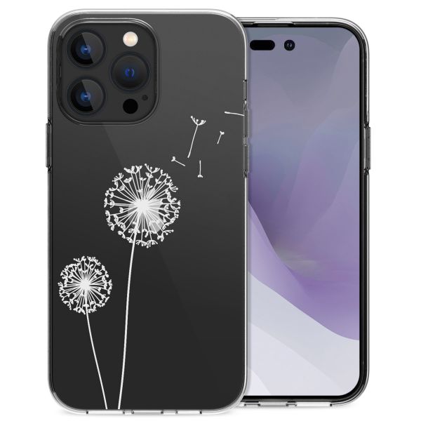 imoshion Design hoesje iPhone 14 Pro Max - Paardenbloem - Wit