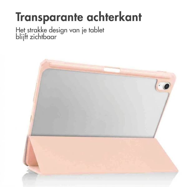 imoshion Trifold Hardcase Bookcase Apple iPad Air 11 inch (2026) M4 / (2025) M3 / (2024) M2 / Air 5 (2022) / Air 4 (2020) - Roze
